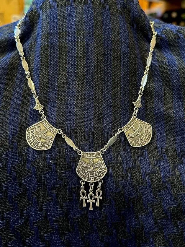 Egyptian Isis & Ankhs Necklace