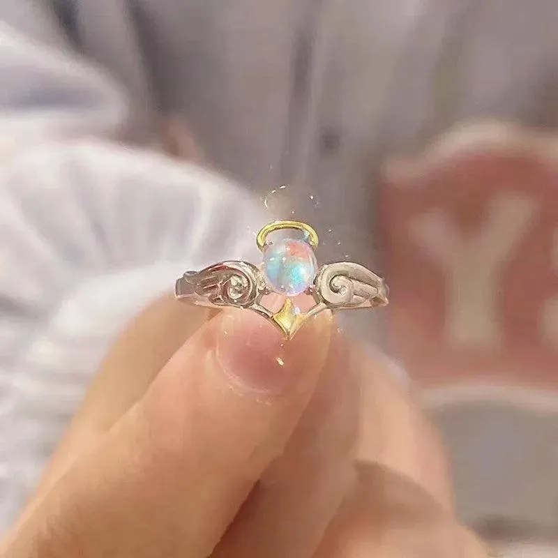 Elegant Heart Silver Rings: Chic Jewelry for Women's Parties & Birthdays