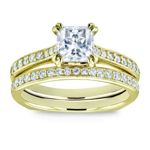 Euro Princess Bridal Set - 0.90ct - Yellow