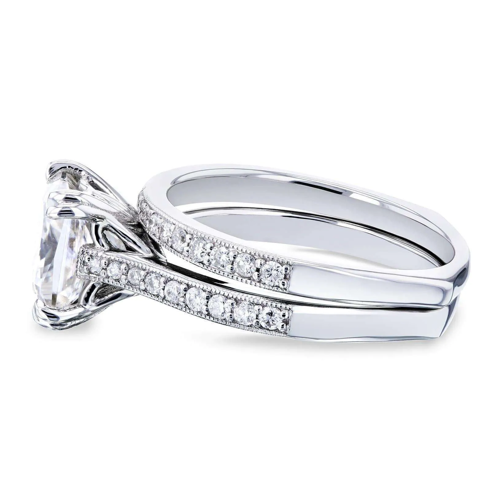 Euro Princess Bridal Set - 1.80ct