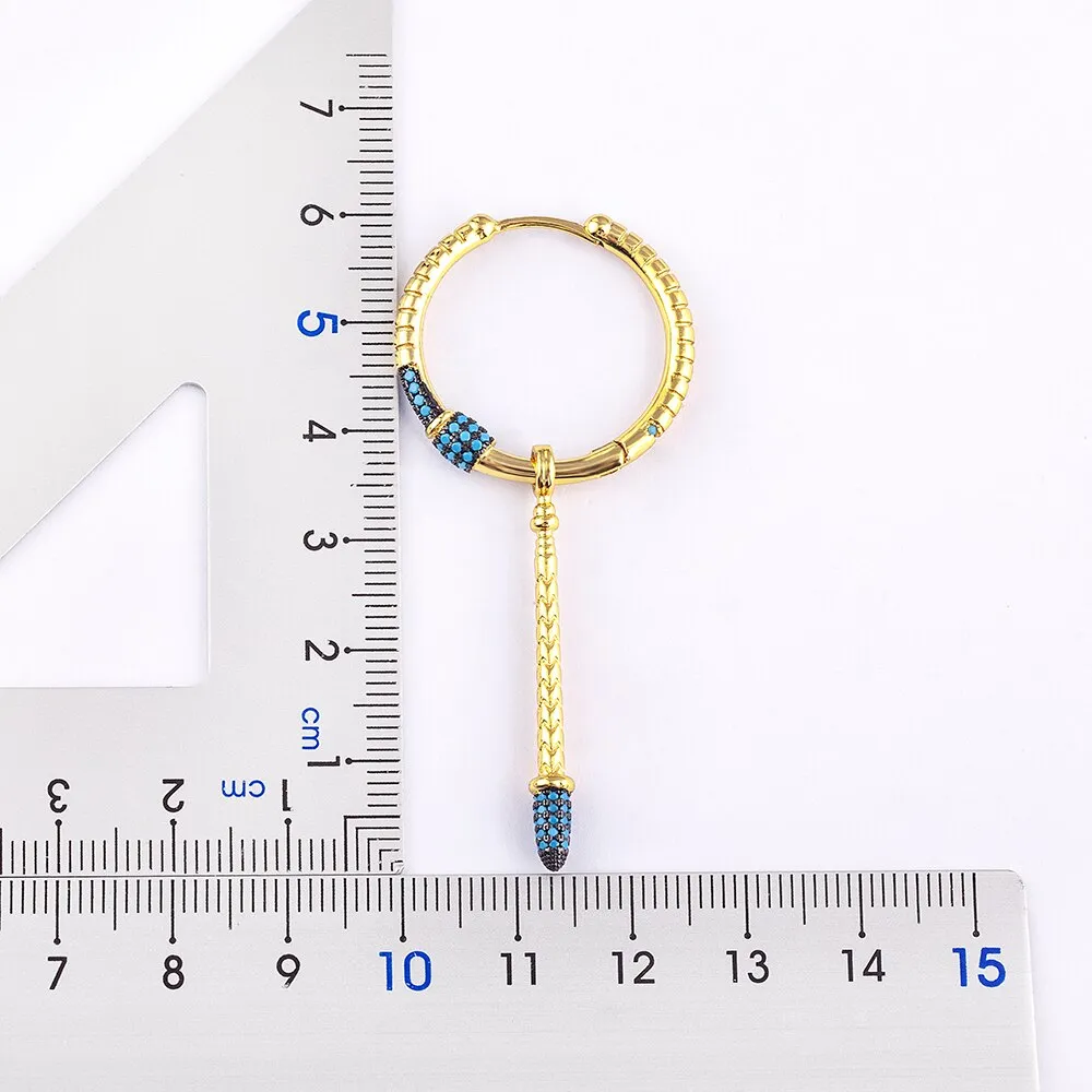 European and American Exquisite Drop Tassel Long Earrings