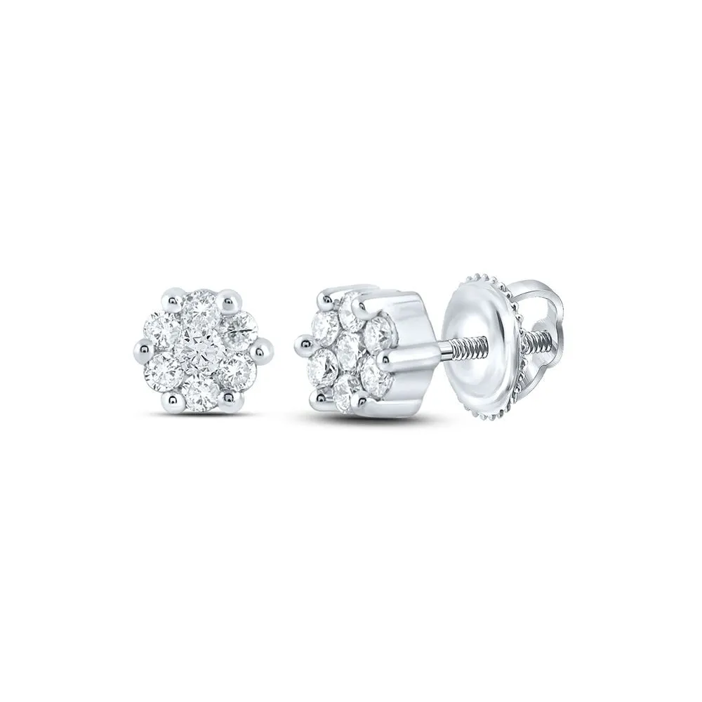 Exquisite Blooming Brilliance Diamond Earrings