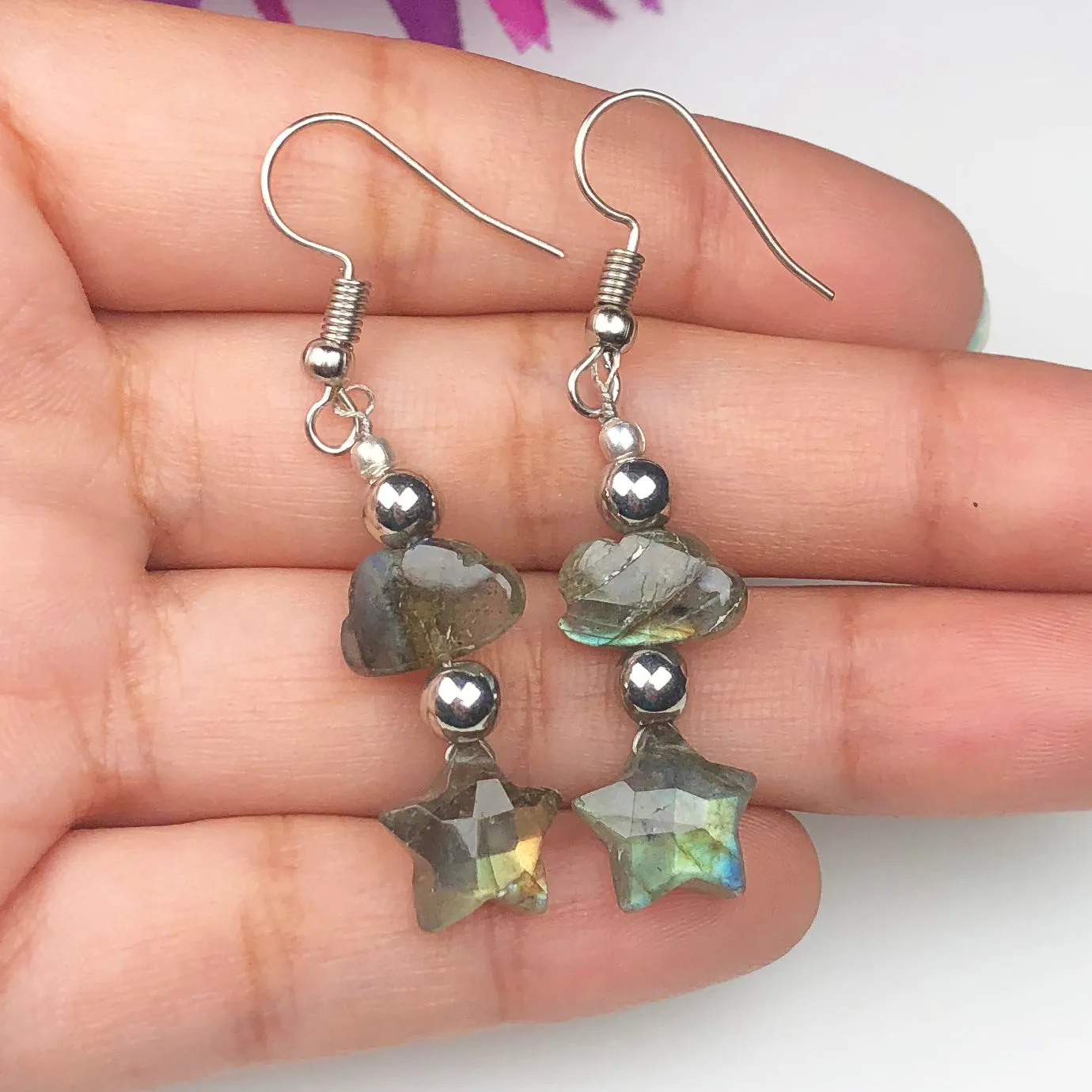 Exquisite Labradorite Earrings