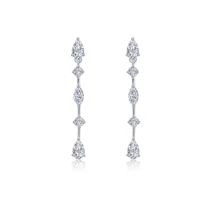 Exquisite Linear Drop Earrings
