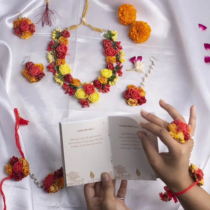 Exquisite Multicolor Floral Jewellery