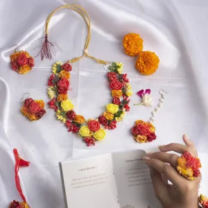 Exquisite Multicolor Floral Jewellery