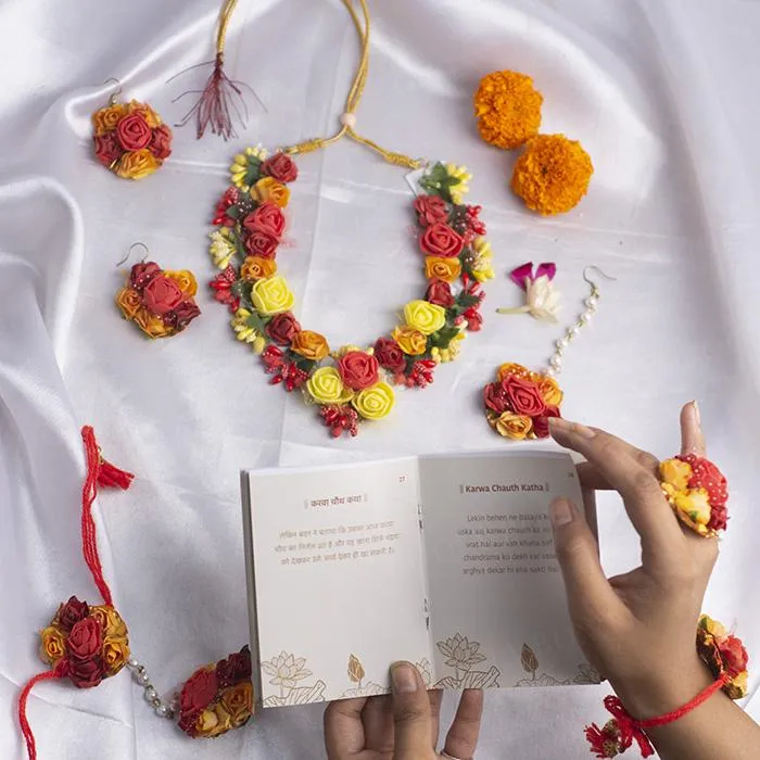 Exquisite Multicolor Floral Jewellery