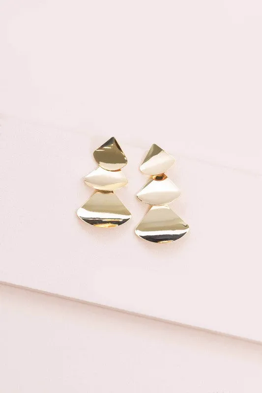 Falling Gold Earrings