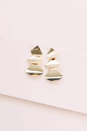 Falling Gold Earrings