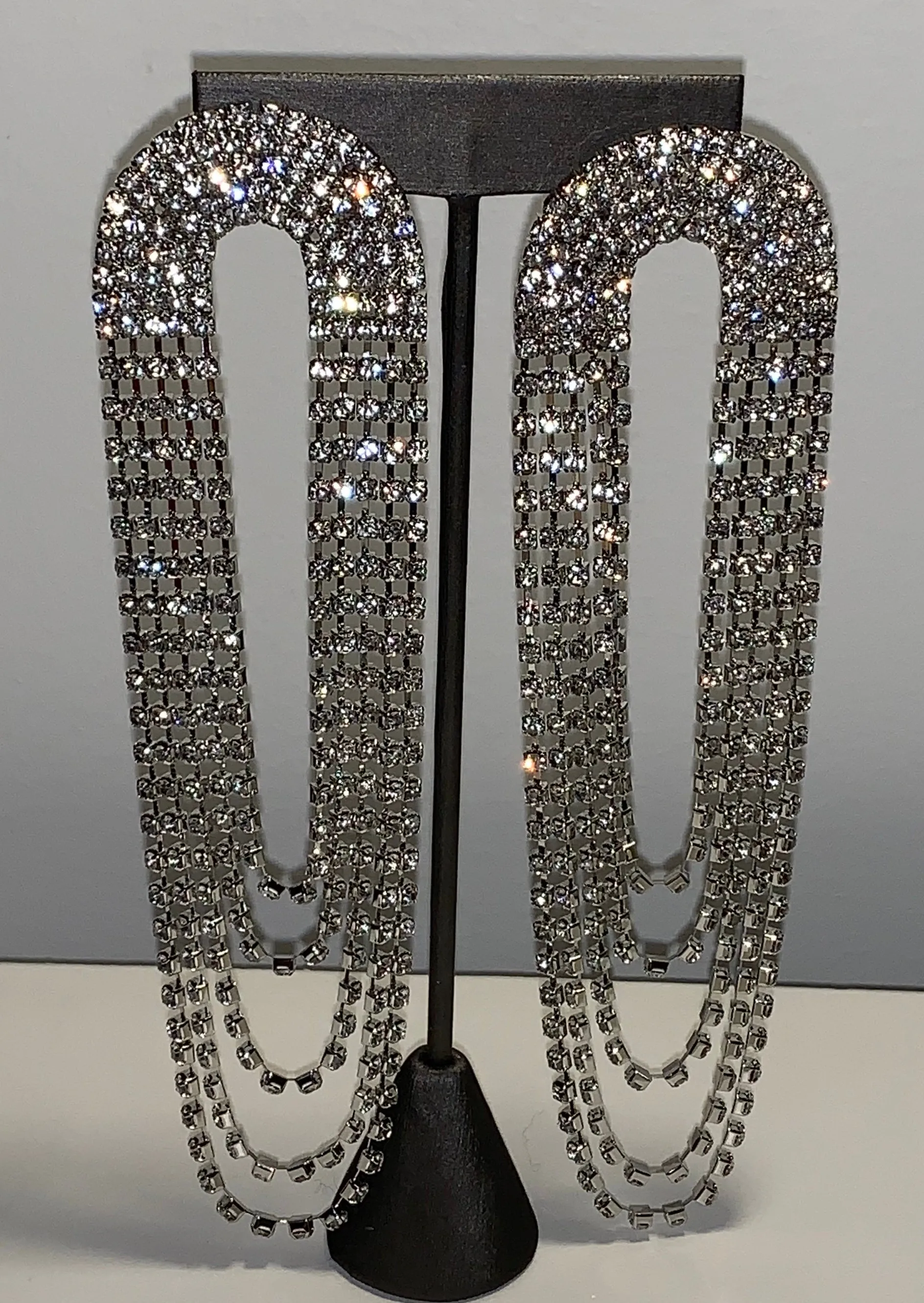Fashion Bomb Daily x McKenzie Liautaud Diva Drop Crystal Earrings (Gift Guide)