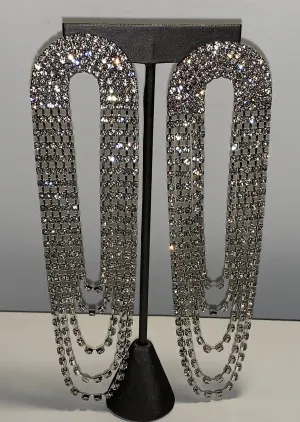 Fashion Bomb Daily x McKenzie Liautaud Diva Drop Crystal Earrings (Gift Guide)