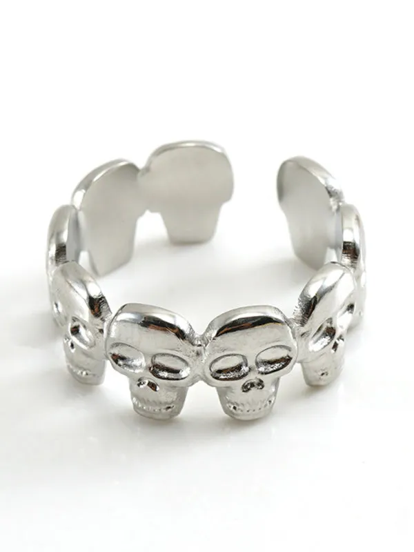 Fashionable and personalized retro style ring silver living ring