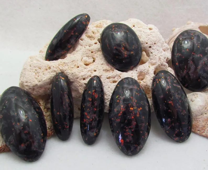 Faux Black Opal Polymer Clay Pendant Video Tutorial