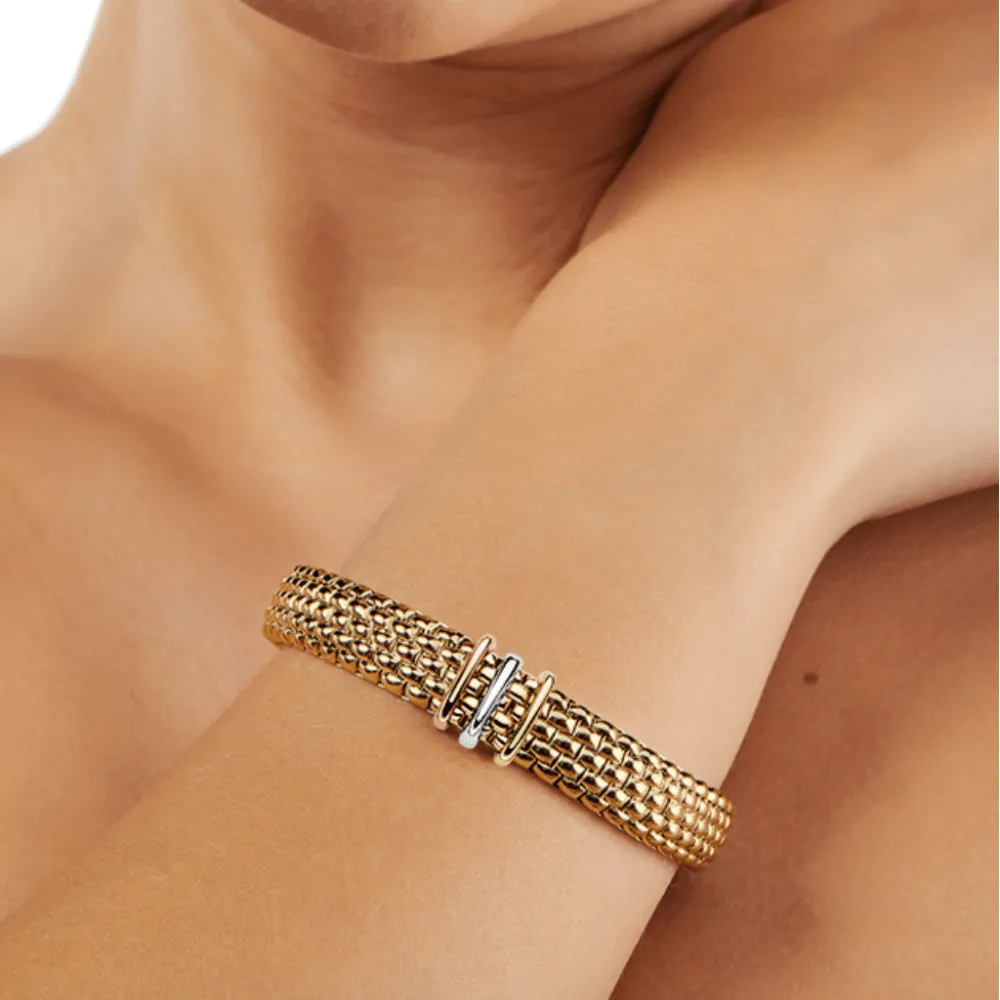 FOPE 18k Yellow Gold Panorama Flex'it Bracelet