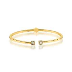 FORTUNA Gold Bracelet with Diamonds