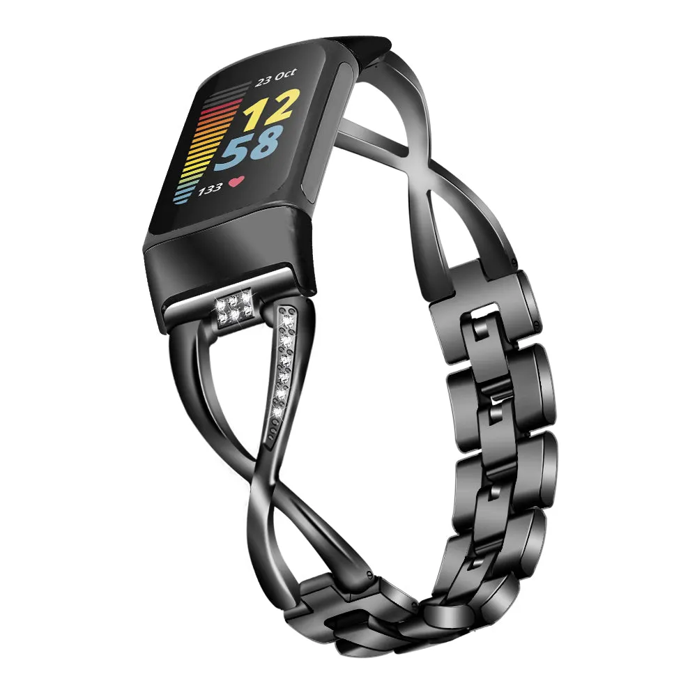 Glamour Bracelet For Fitbit Charge 6