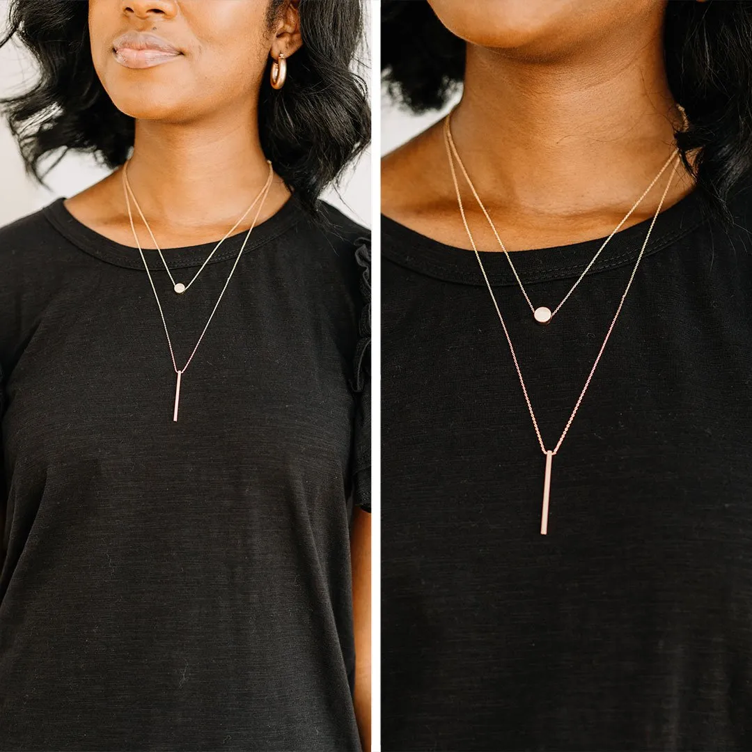 Go The Distance Gold Layered Necklace