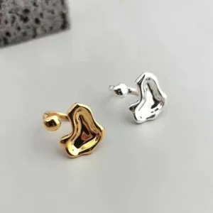 Gold Cover Sterling Silver Ring -Superior Lake Collection