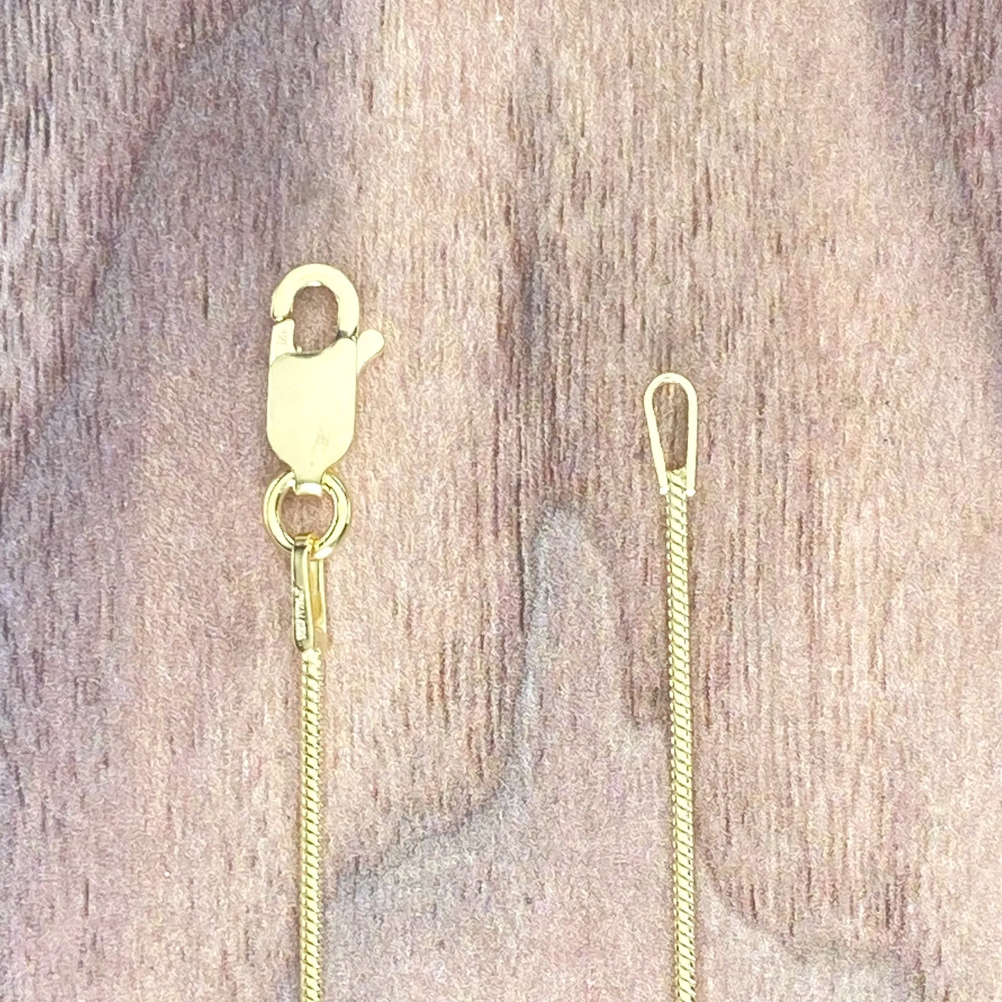 Gold Plated Sterling Silver Snake Chains