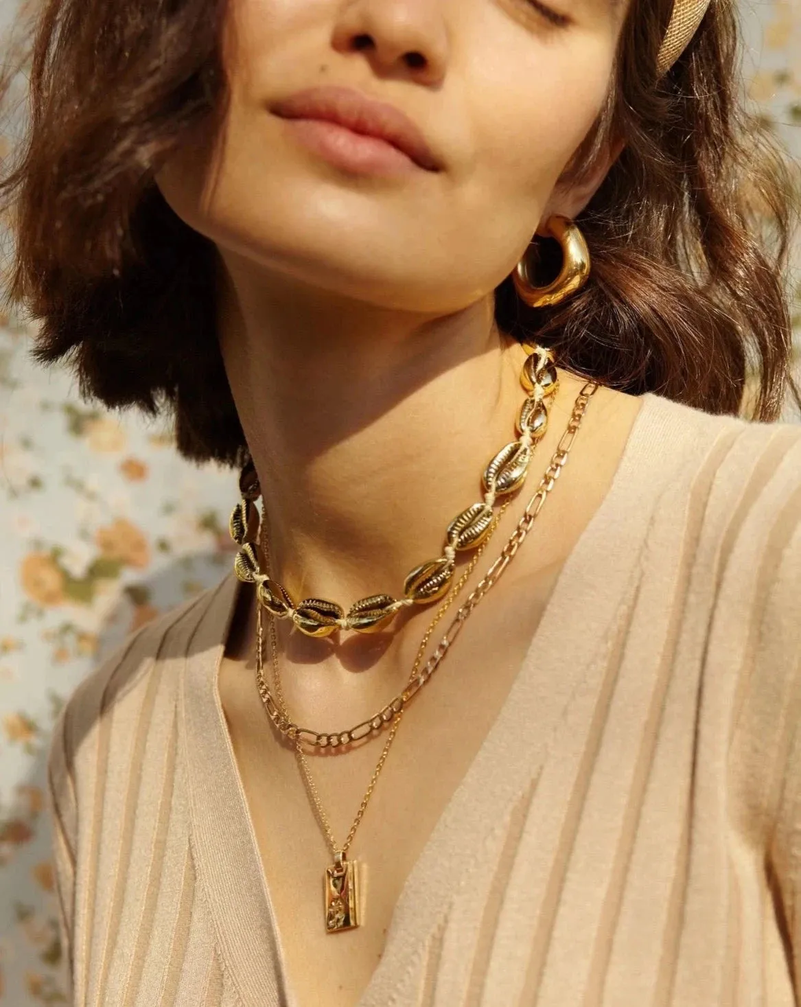 Gold Star Sign Necklace Sagittarius