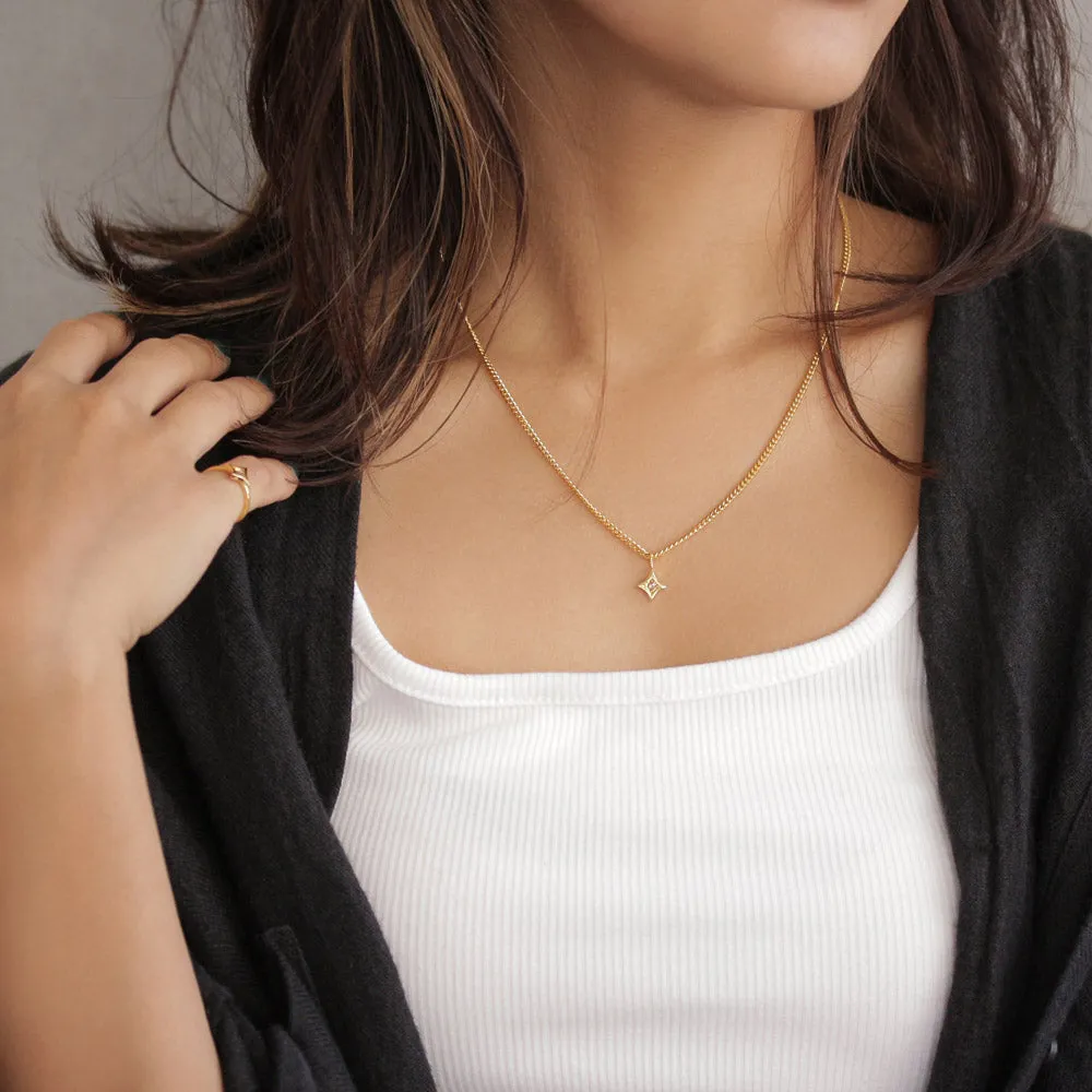 Gold Tone Kihei Chain Necklace