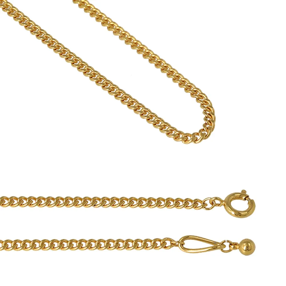 Gold Tone Kihei Chain Necklace