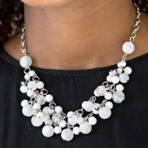 Gone Sailing White Necklace