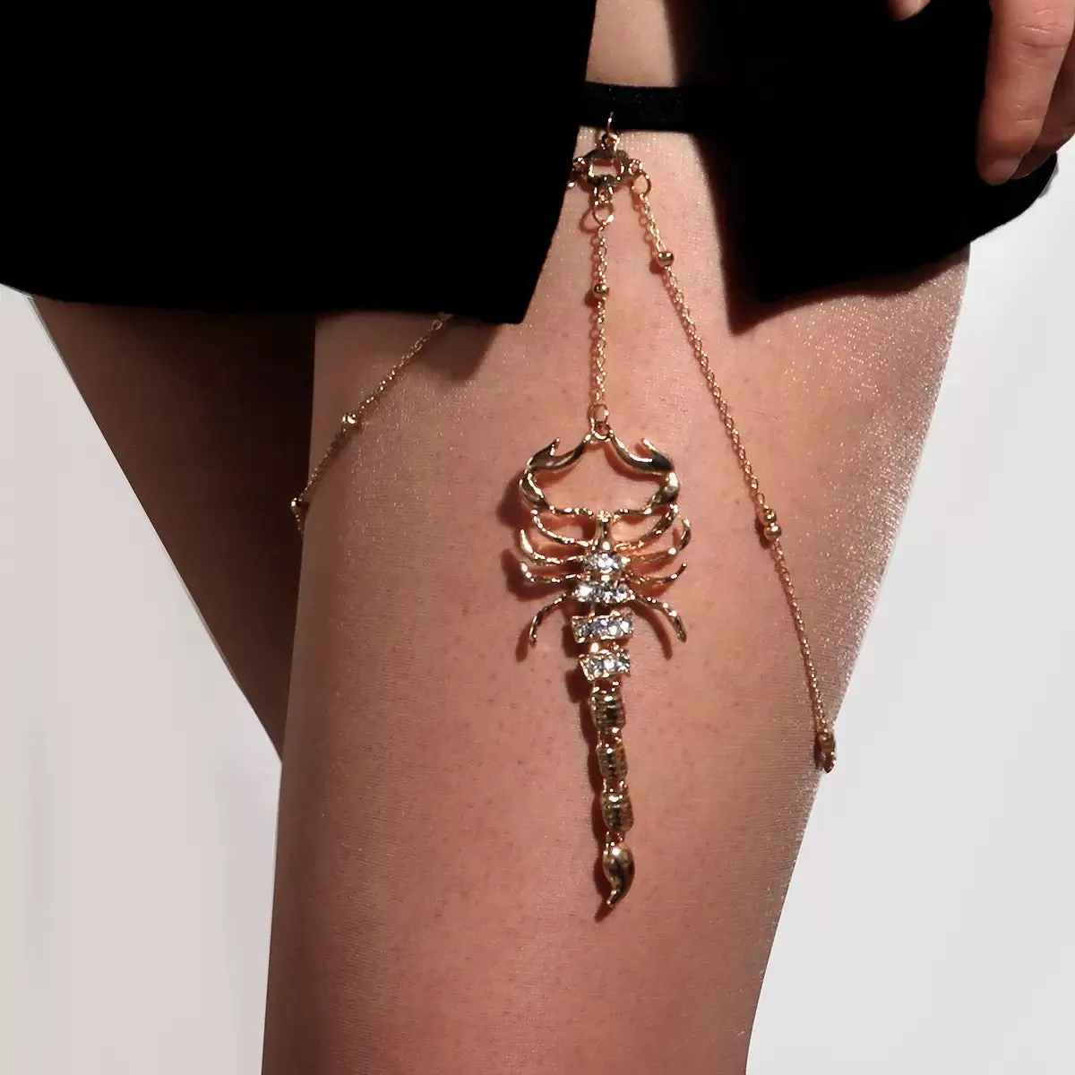 Gothic Leg Chains - A Dark and Edgy Accessory to Elevate Your Outfit