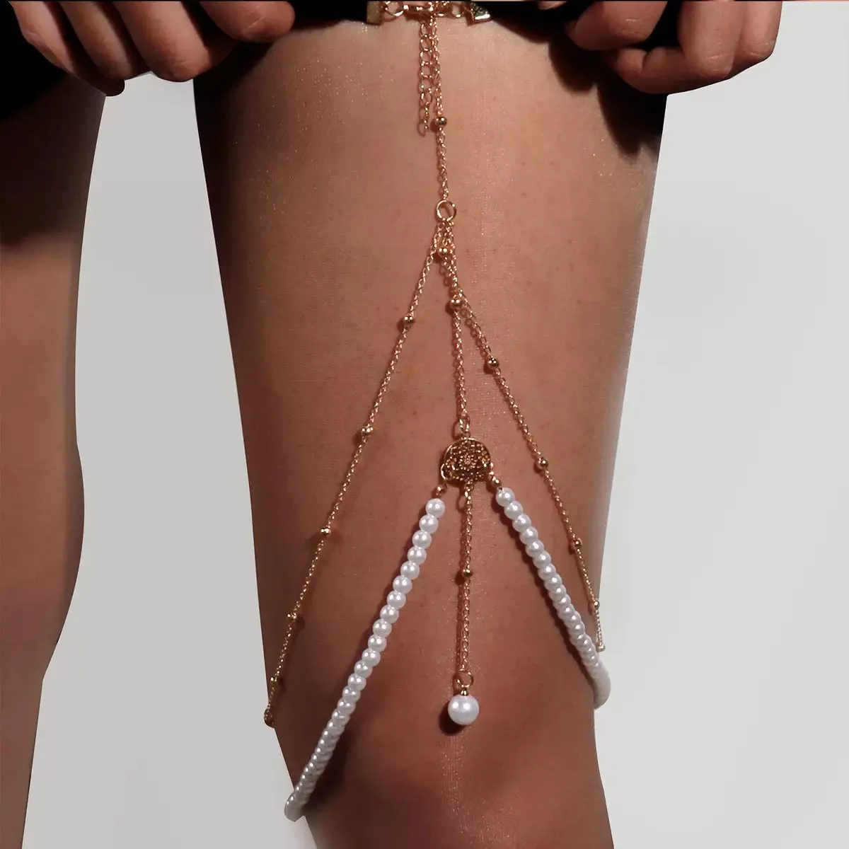 Gothic Leg Chains - A Dark and Edgy Accessory to Elevate Your Outfit