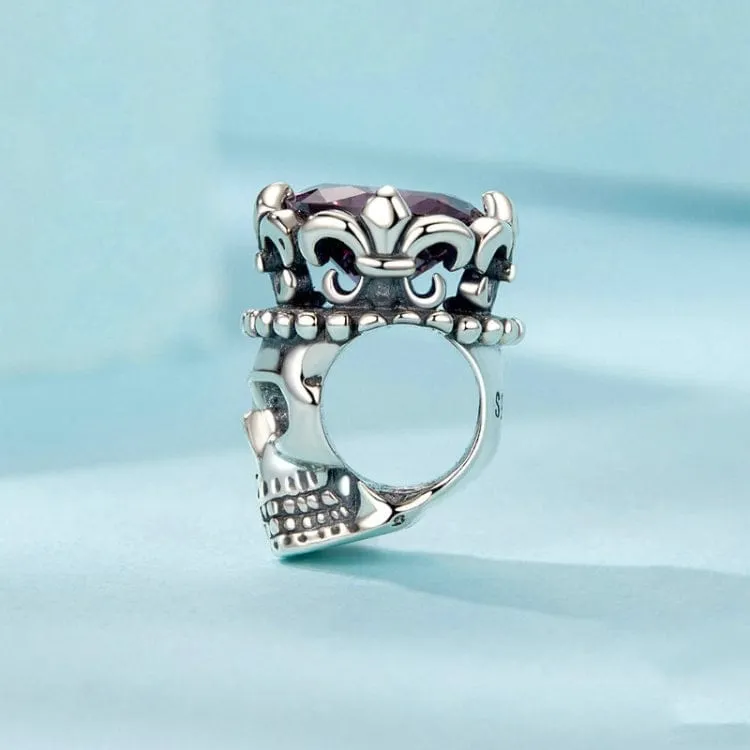 Halloween King Skull Charm