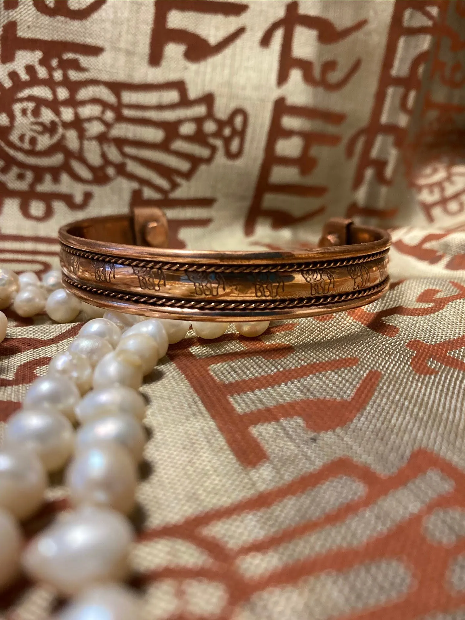 Handmade Japamala Ganesha Yoga Necklace Pearls Beads Meditation Mala