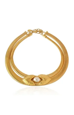 Hera Choker Pearl Gold