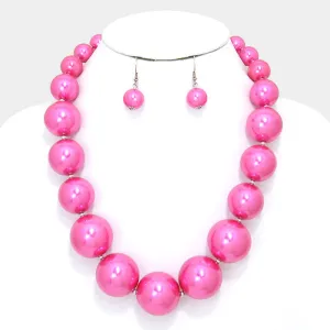 iLLASPARKZ Chunky Pearl Strand Necklace