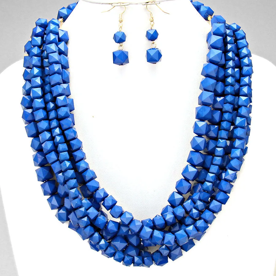 iLLASPARKZ Chunky Resin Collar Necklace