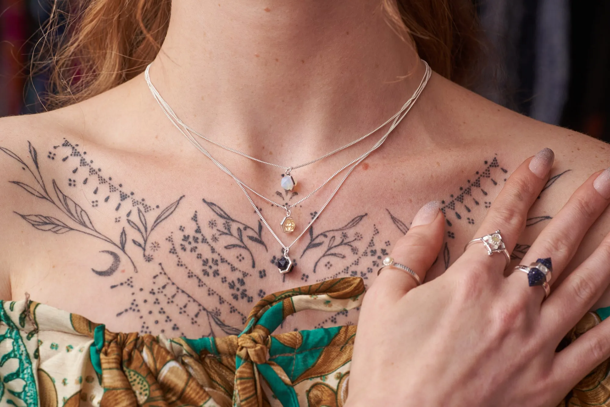 Intuition Intention Necklace - Gold