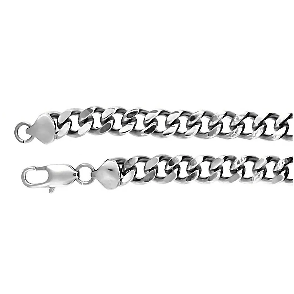 Juno: 4mm 22 inch Curb Chain 316 Stainless Steel
