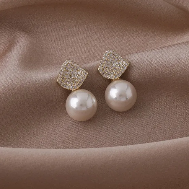 Korean Fashion New Exquisite Simple Geometric Earrings