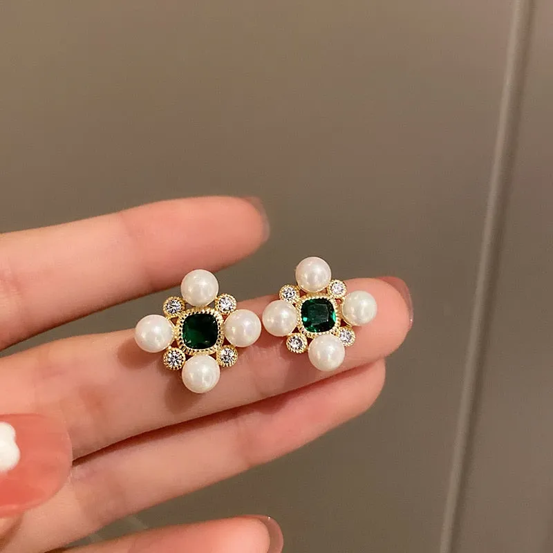 Korean Fashion New Exquisite Simple Geometric Earrings