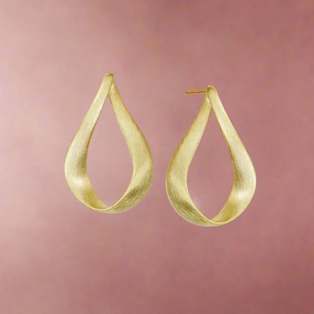 Large "Love" Earrings