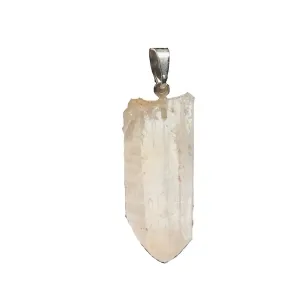 Lemurian Point Raw Pendant