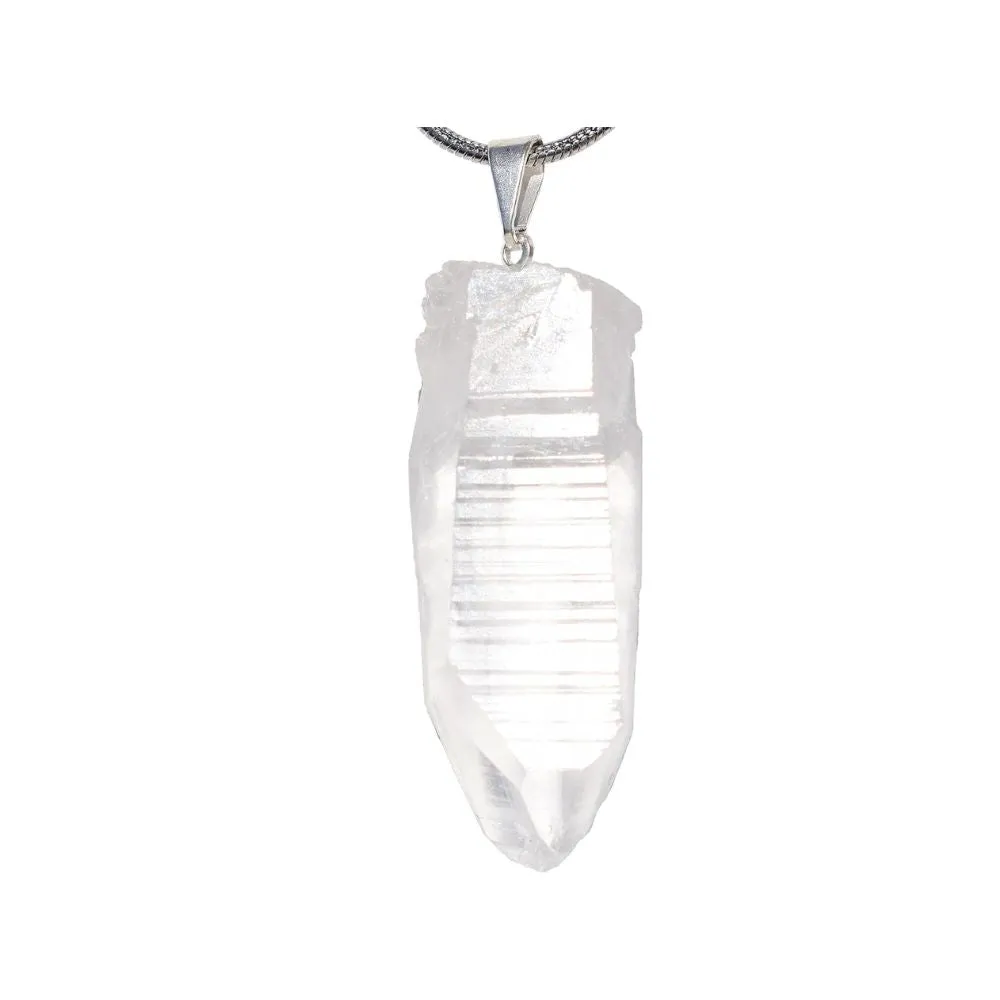Lemurian Point Raw Pendant