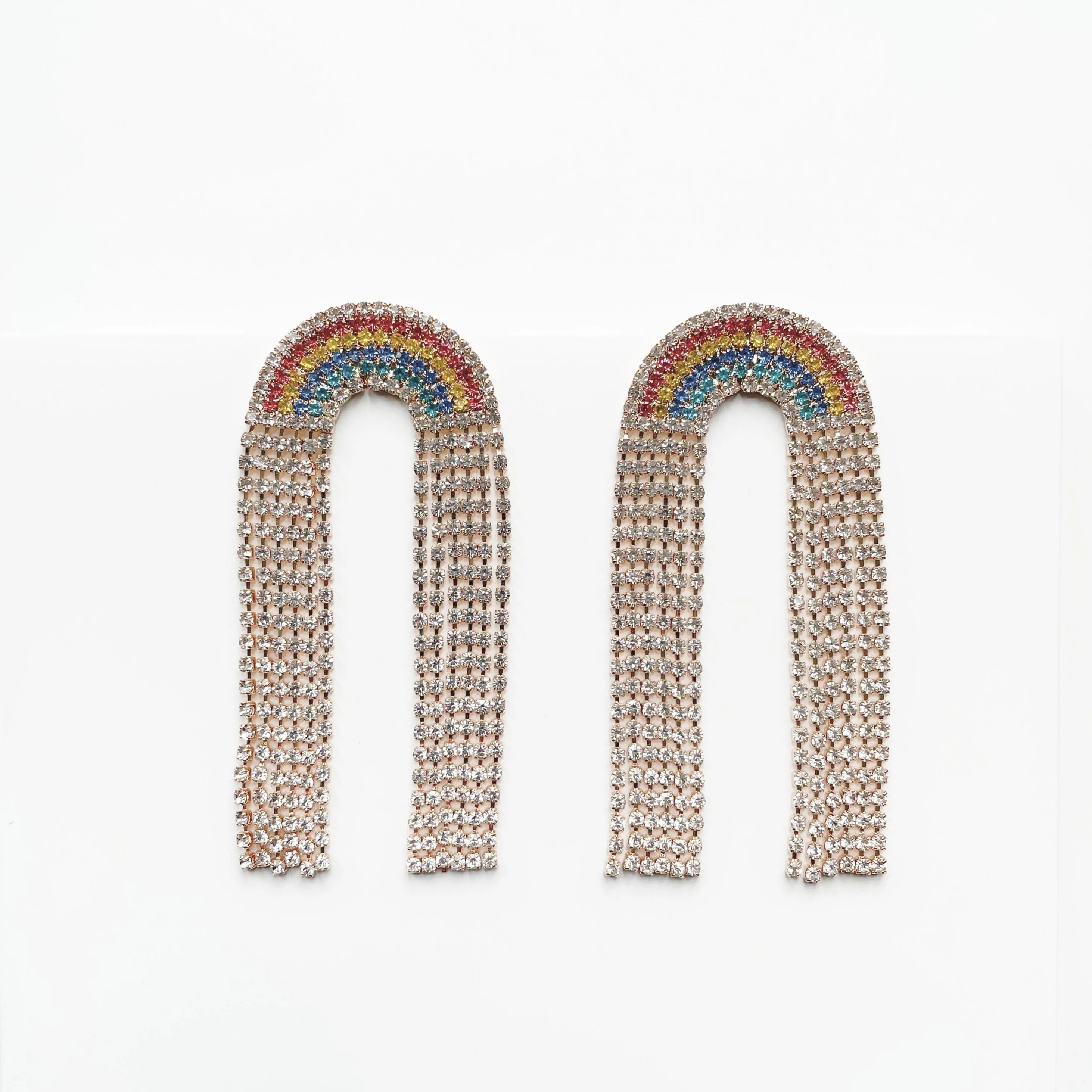 Lexis Statement Rainbow Cascade Earrings