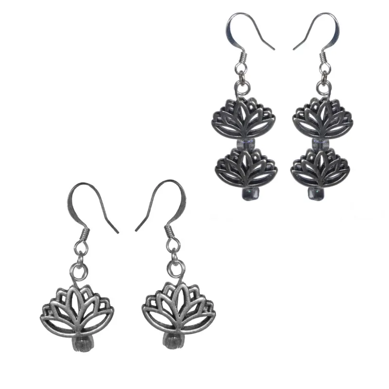 Lotus Earrings