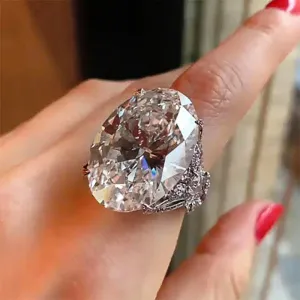 Luxury Butterfly Ring Silver for Women Party Anniversary Gift Jewelry