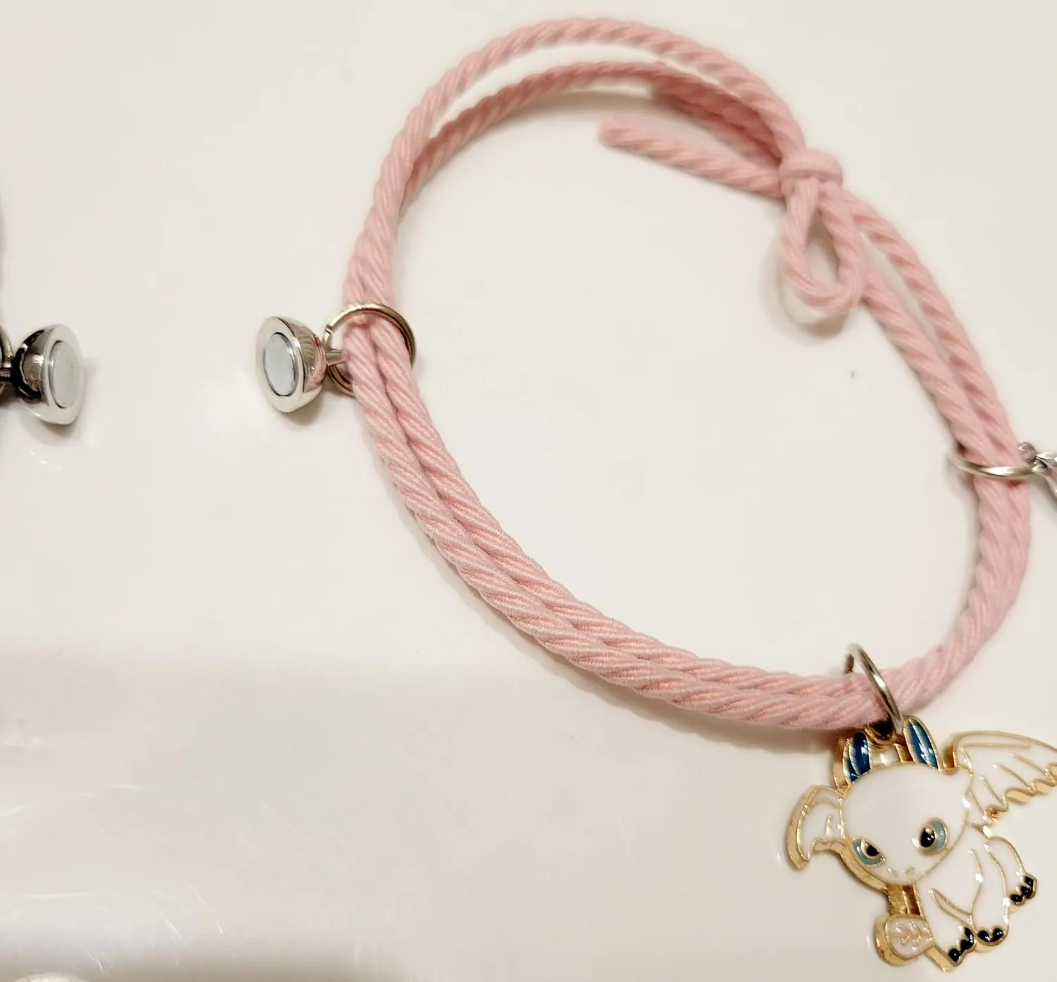 Matching Bracelets for Couples Dragon Charm Magnetic Bracelet Set Lovers Boyfriend Girlfriend Gift