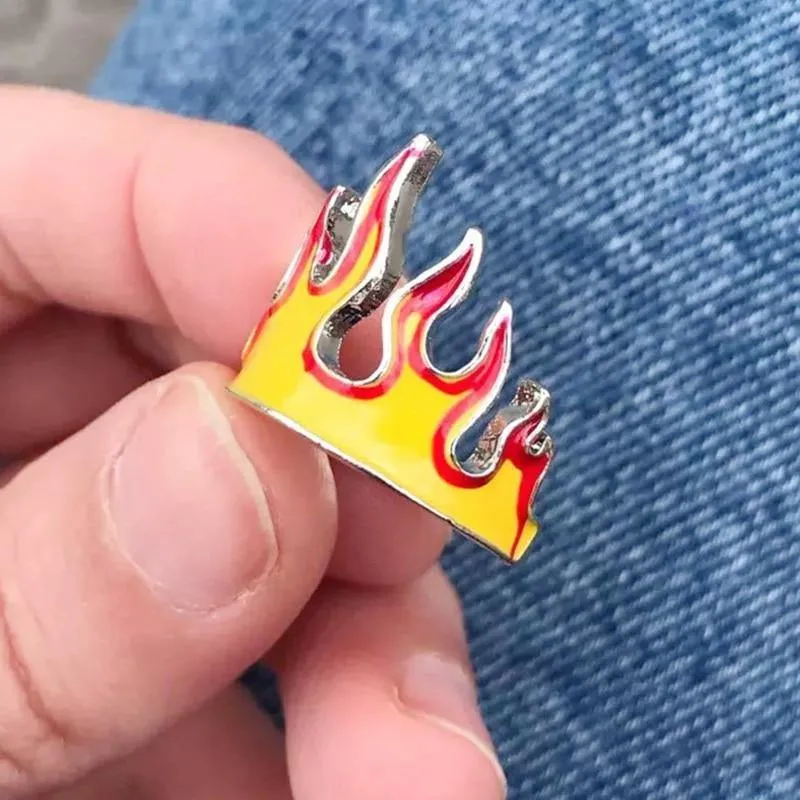 Men's Punk Fire Flame Ring