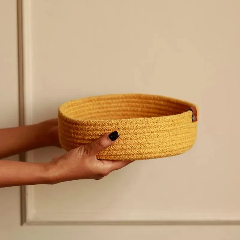 Multi Purpose Cotton Storage Basket | Set of 3