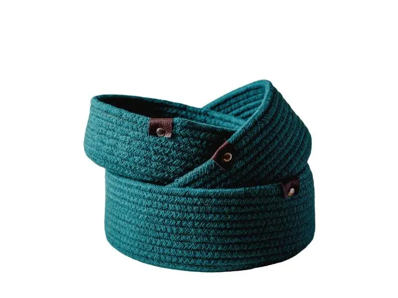 Multi Purpose Cotton Storage Basket | Set of 3