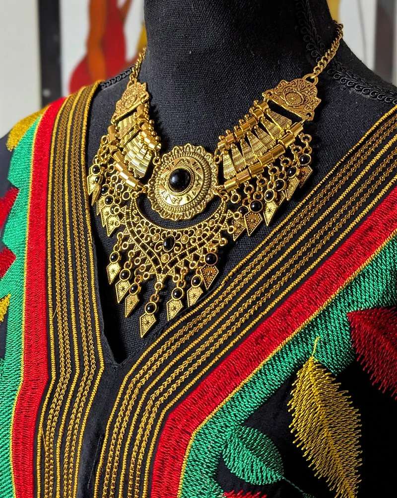 Nefertiti Golden Collar Necklace