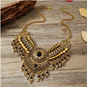 Nefertiti Golden Collar Necklace